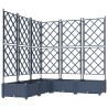 Cache-pot de jardin 5 pcs Gris 120 x 120 x 125,5 cm Plastique 523733523733