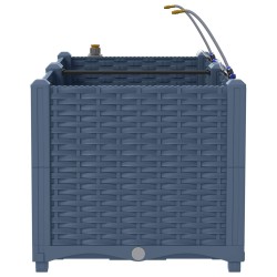Cache-pot de jardin 2 pcs Gris 80 x 40 x 37,5 cm Plastique 523734523734
