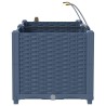Cache-pot de jardin 2 pcs Gris 80 x 40 x 37,5 cm Plastique 523734523734