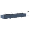 Cache-pot de jardin 4 pcs Gris 160 x 40 x 22 cm Plastique 523735523735