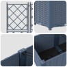 Cache-pot de jardin 5 pcs Gris 120 x 120 x 143 cm Plastique 523736523736