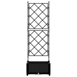Cache-pot de jardin Noir 40 x 40 x 125,5 cm Plastique 523741523741