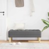 banc avec coussin Gris foncé 113 x 57 x 39 cm tissu 523750523750
