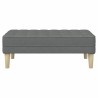 banc avec coussin Gris foncé 113 x 57 x 39 cm tissu 523750523750