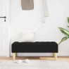 banc avec coussin Noir 113 x 57 x 39 cm tissu 523753523753