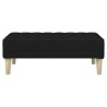 banc avec coussin Noir 113 x 57 x 39 cm tissu 523753523753