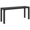 Banc de jardin Noir 100 x 28 x 45cm Acier 523755523755