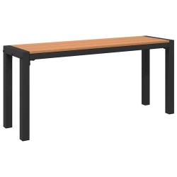 Banc de jardin Marron 100 x 28 x 45cm Acier 523756523756