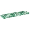 Set de coussins de palette 2 pcs Motif feuille 150 x 40 x 8 cm 523759523759
