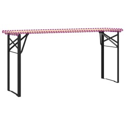 Pied de Table à Bière 2 pcs Noir 39 x 3 x 75 cm 523766523766