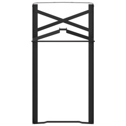 Pied de Table à Bière 2 pcs Noir 39 x 3 x 75 cm 523766523766