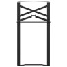 Pied de Table à Bière 2 pcs Noir 39 x 3 x 75 cm 523766523766