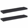 Set de coussins de palette 2 pcs Noir 180 x 40 x 8 cm 523769523769