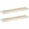 Set de coussins de palette 2 pcs Crème 180 x 40 x 8 cm 523770523770