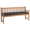 Set de coussins de palette 2 pcs Noir 200 x 40 x 8 cm 523774523774