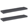 Set de coussins de palette 2 pcs Anthracite 180 x 40 x 8 cm 523785523785