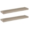 Set de coussins de palette 2 pcs Taupe 180 x 40 x 8 cm 523786523786