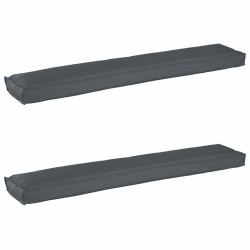 Set de coussins de palette 2 pcs Anthracite 200 x 40 x 8 cm 523789523789