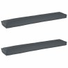 Set de coussins de palette 2 pcs Anthracite 200 x 40 x 8 cm 523789523789