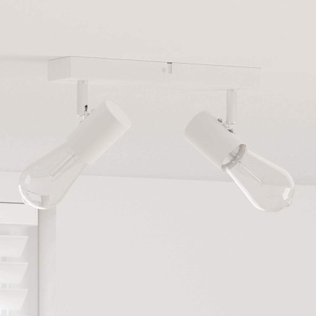 Spot de plafond Blanc 26 x 6,5 x 11,5 cm Métal 523796523796