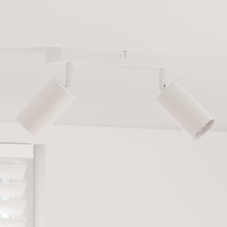 Spot de plafond avec des projecteurs Blanc 26 x 6 x 16 cm Métal 523800523800