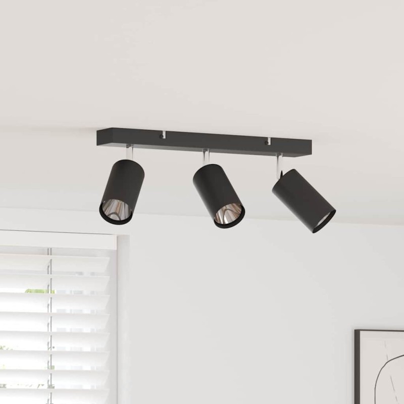 Spot de plafond avec des projecteurs Noir 38 x 6 x 16 cm Métal 523801523801