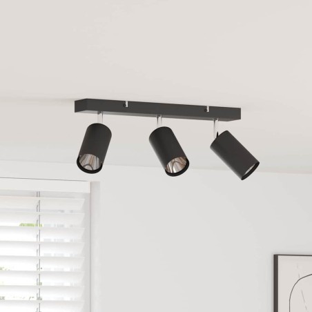 Spot de plafond avec des projecteurs Noir 38 x 6 x 16 cm Métal 523801523801