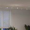 Spot de plafond Nickel 176,5 x 9,5 x 14 cm Acier 523802523802