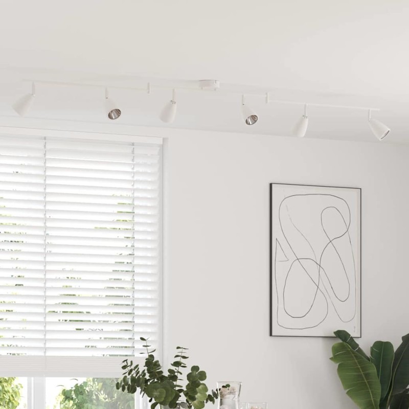 Spot de plafond Blanc 176,5 x 12,5 x 13,5 cm Métal 523809523809