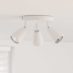Spot de plafond Blanc 19 x 19 x 14,5 cm Métal 523810523810