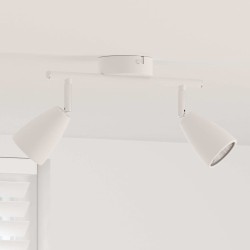 Spot de plafond Blanc 25.5 x 8 x 16 cm Métal 523812523812