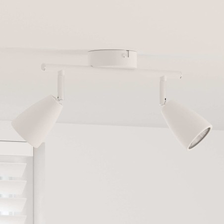Spot de plafond Blanc 25.5 x 8 x 16 cm Métal 523812523812