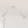 Spot de plafond Blanc 25.5 x 8 x 16 cm Métal 523812523812