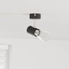 Spot de plafond Noir 6,5 x 6 x 11,5 cm Métal 523813523813