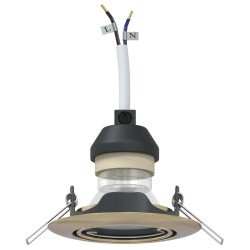 Projecteur 6 pcs Laiton 9 x 9 x 2,5 cm Métal 523816523816