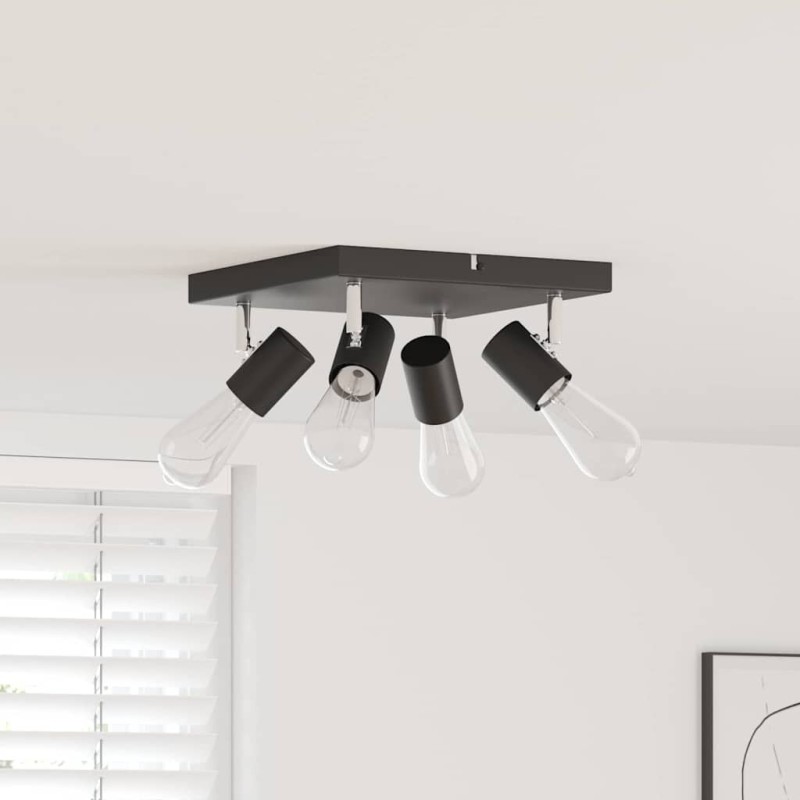 Spot de plafond Noir 26,5 x 26 x 11,5 cm Métal 523817523817