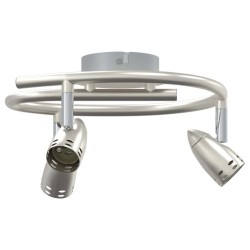 Spot de plafond Nickel 24 x 22 x 12,5 cm Métal 523818523818