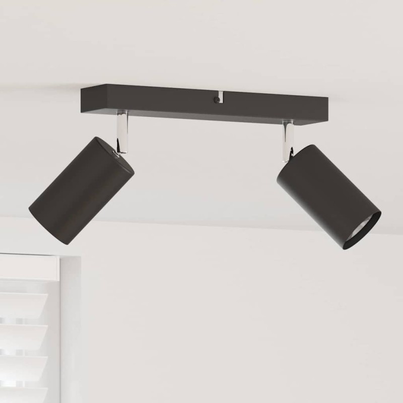 Spot de plafond avec des projecteurs Noir 26 x 6 x 16 cm Métal 523827523827