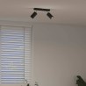 Spot de plafond avec des projecteurs Noir 26 x 6 x 16 cm Métal 523827523827