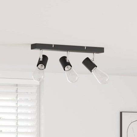 Spot de plafond Noir 38 x 6,5 x 11,5 cm Métal 523828523828