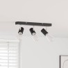 Spot de plafond Noir 38 x 6,5 x 11,5 cm Métal 523828523828