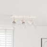 Spot de plafond Nickel 38 x 6,5 x 11,5 cm Métal 523830523830