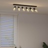 Spot de plafond Noir 73 x 6,5 x 11,5 cm Métal 523832523832