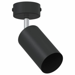 Spot de plafond avec des projecteurs Noir 6 x 6 x 16 cm Métal 523834523834