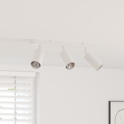 Spot de plafond avec des projecteurs Blanc 38 x 6 x 16 cm Métal 523838523838