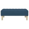 banc avec coussin Bleu 113 x 57 x 39 cm tissu 523839523839