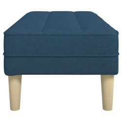 banc avec coussin Bleu 113 x 57 x 39 cm tissu 523839523839
