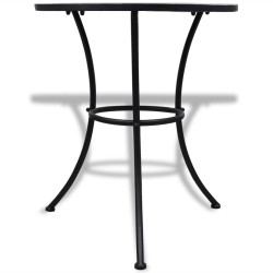 Table de bistro Bleu et blanc 60 cm Mosaïque 523841523841
