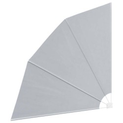 Auvent latéral pliable de balcon Gris 210 x 210 cm 523846523846
