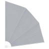 Auvent latéral pliable de balcon Gris 210 x 210 cm 523846523846